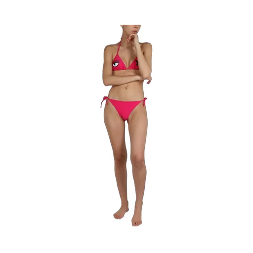 Logo-Printed Halterneck Bikini Top