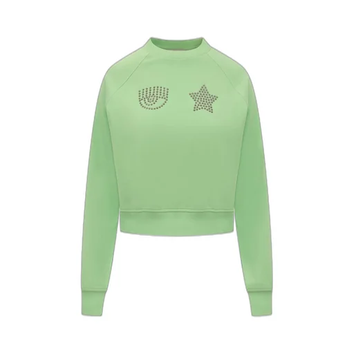 Eye Star Embellished Crewneck Sweatshirt