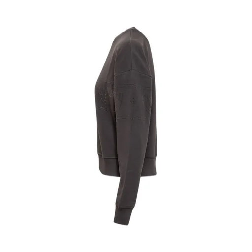 Eyelike Detailed Crewneck Sweatshirt