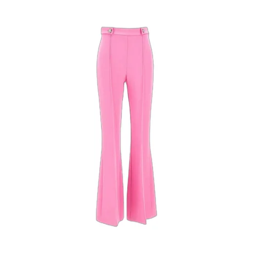 High-Waist Flared Tailored Trousers