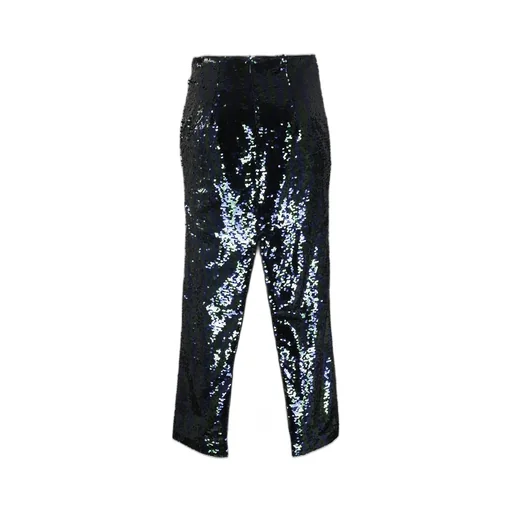 Sequin-Embellished High-Waist Midi Skirt