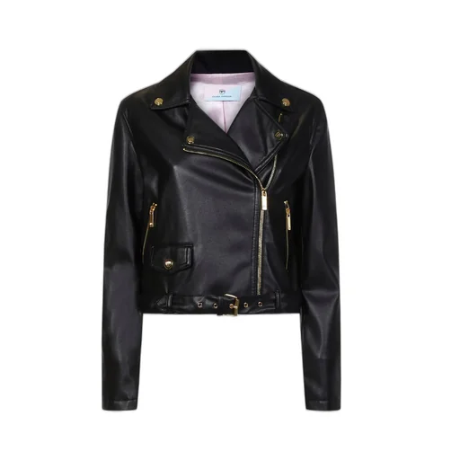 Embellished Zip-Up Biker Jacket