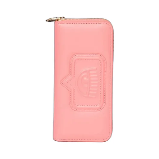 Logo-Embossed Zipped Wallet