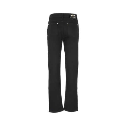 Stud-Embellished Straight-Leg Jeans