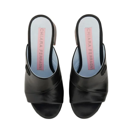 Logo Detailed Heeled Sandals