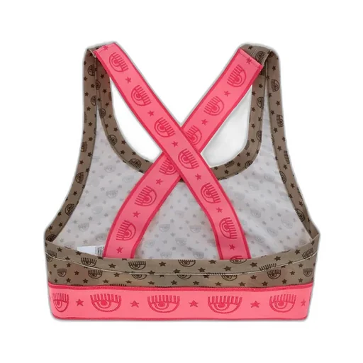 Logomania Scoop Neck Sports Bra