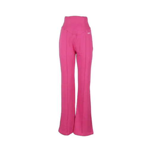 Eye-Star Embroidered High-Waist Pants