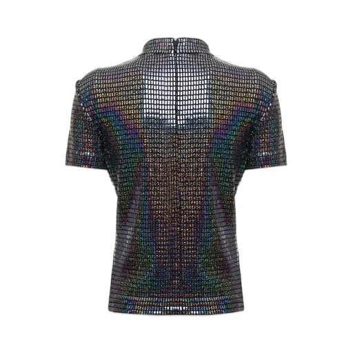 Metallic-Effect Top