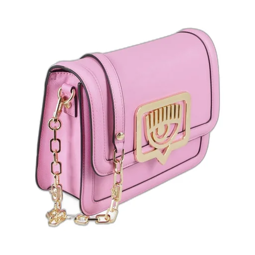 Logo-Plaque Chain-Linked Crossbody Bag