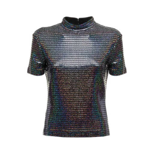 Metallic-Effect Top