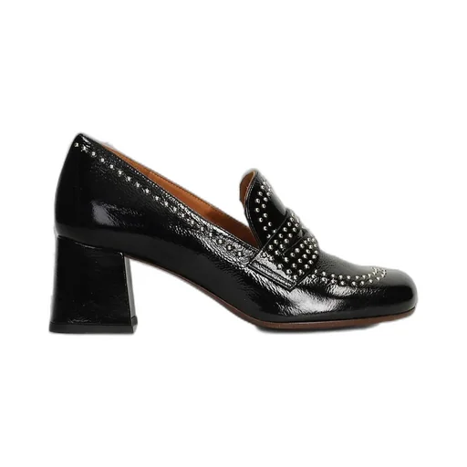Block Heel Embellished Pumps