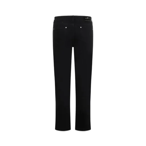 Straight-Leg Mid-Rise Trousers