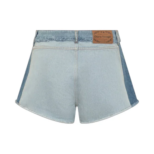 Distressed Denim Shorts