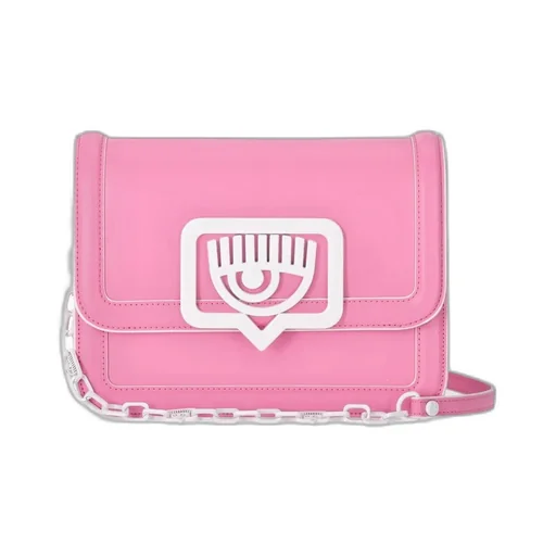Logo Plaque Fold-Over Shoulder Bag
