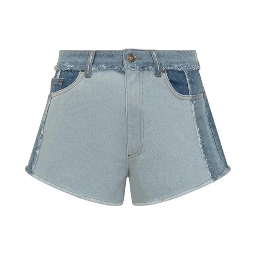 Distressed Denim Shorts