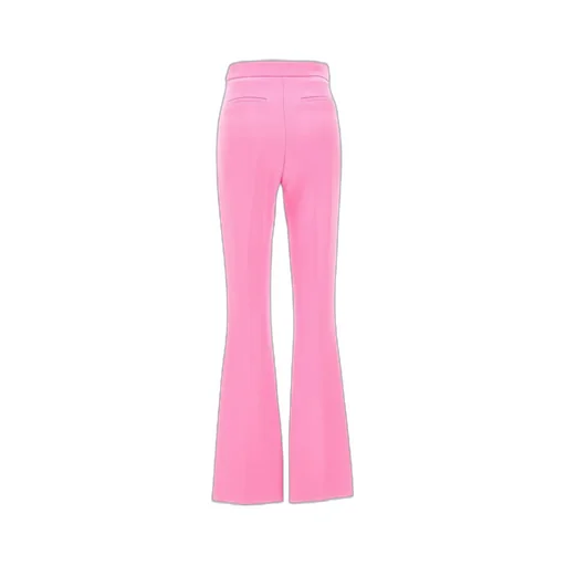 High-Waist Flared Tailored Trousers