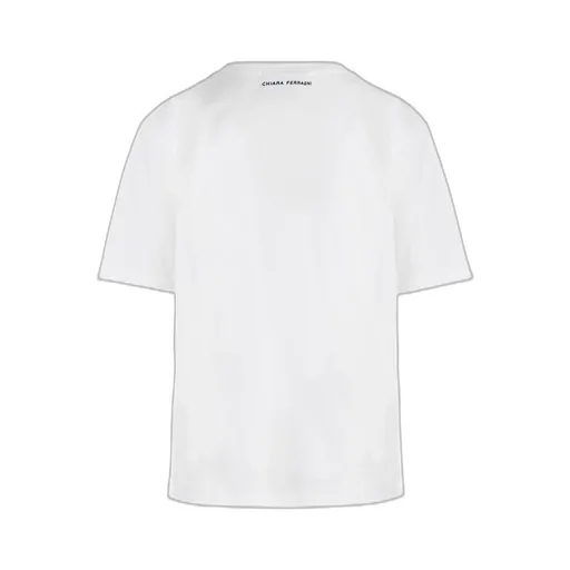 Slogan Printed Straight-Hem T-Shirt