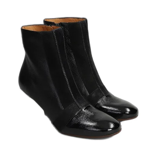 Fitas Block Heel Ankle Boots