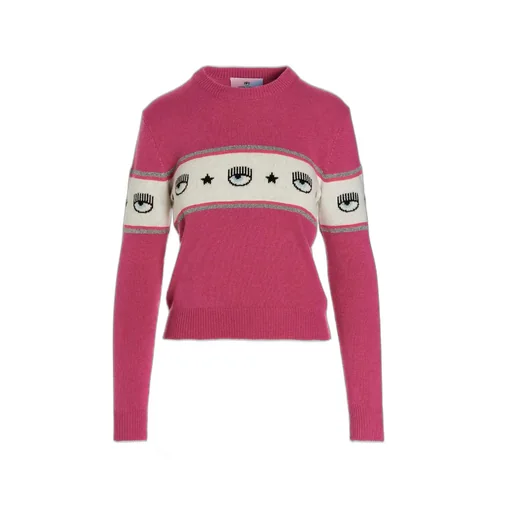 Logo Intarsia Crewneck Jumper