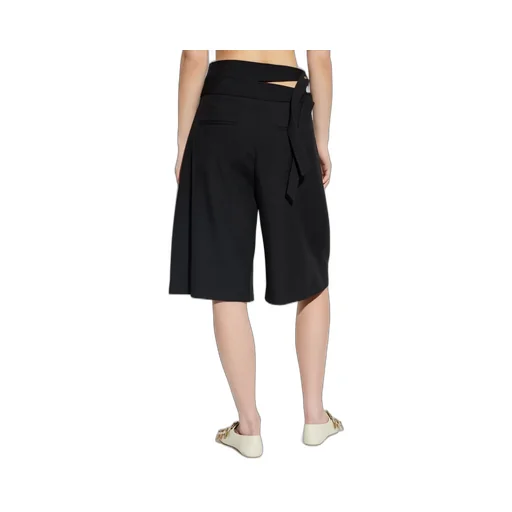 Double-Buckled Knee-Length Shorts