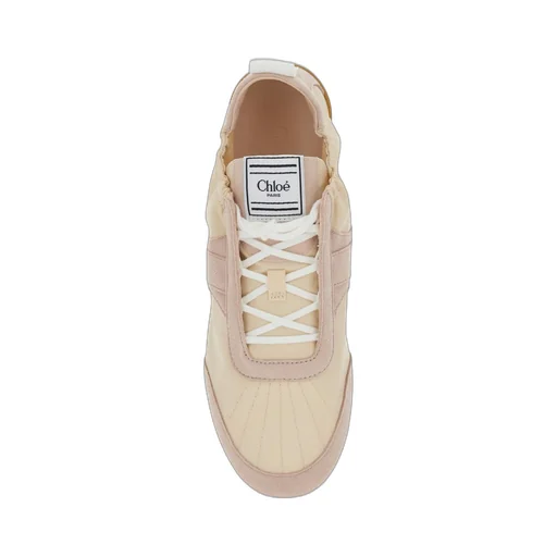 Kick Panelled Lace-Up Sneakers