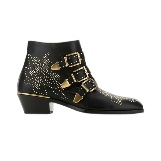 Susanna Embellished Buckled Boots