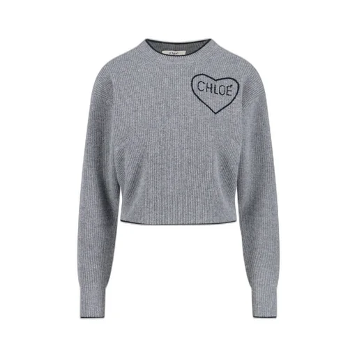 Logo Intarsia Knit Sweater