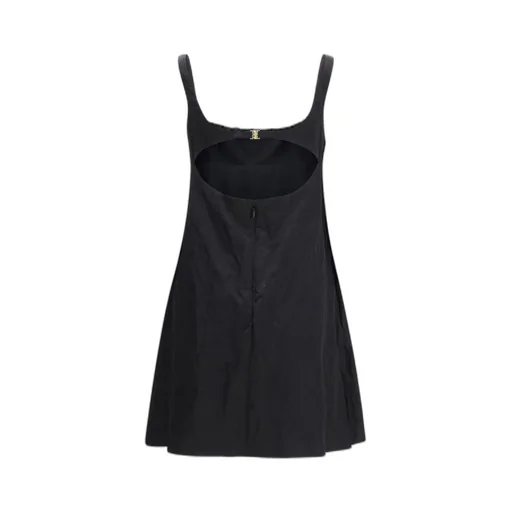 Scoop-Neck Sleeveless Mini Dress