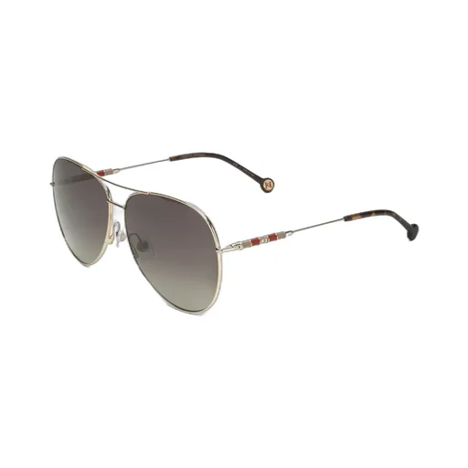 Square Frame Semi Rimless Sunglasses