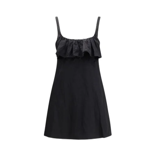 Scoop-Neck Sleeveless Mini Dress