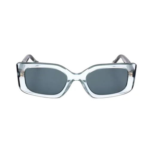 Rectangular Lens Full Rim Sunglasses
