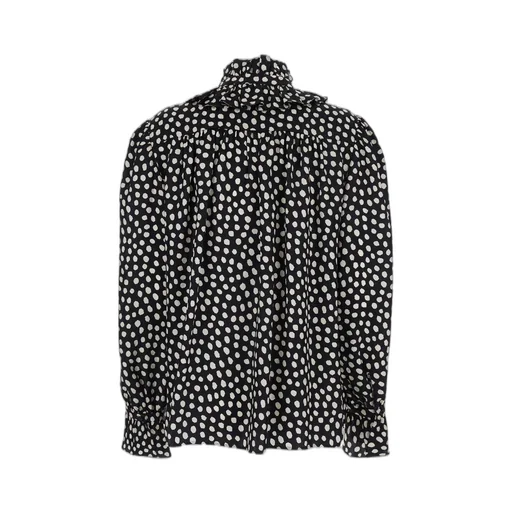 Polka-Dot Long-Sleeve Shirt