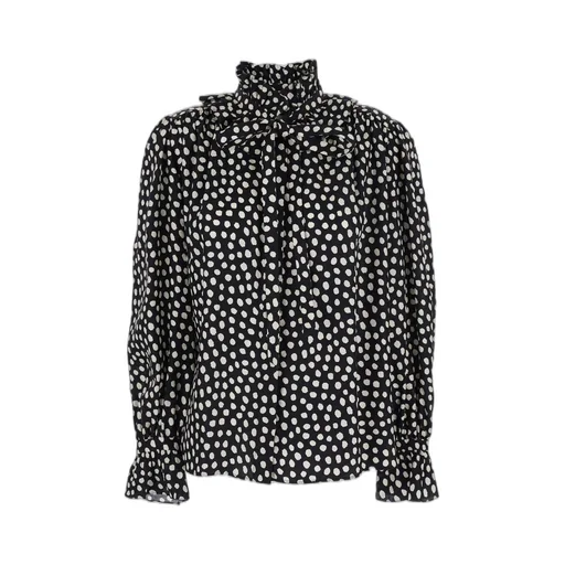 Polka-Dot Long-Sleeve Shirt