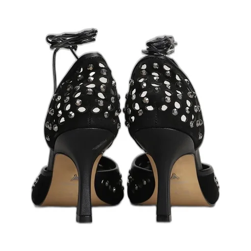 Embellished Stiletto Heeled Pumps