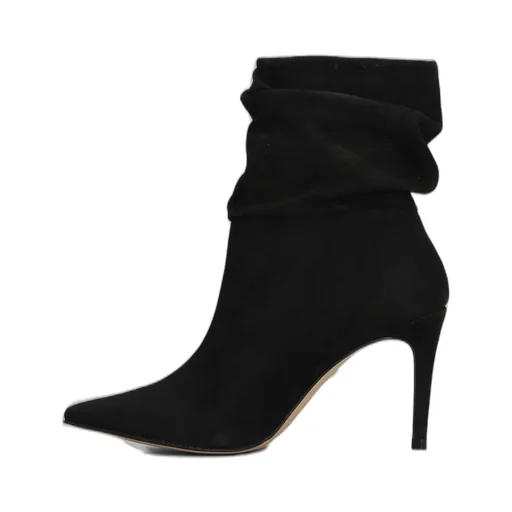 Slouchy Stiletto Heeled Ankle Boots