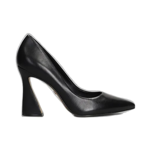 Slip-On Sculptural-Heeled Pumps