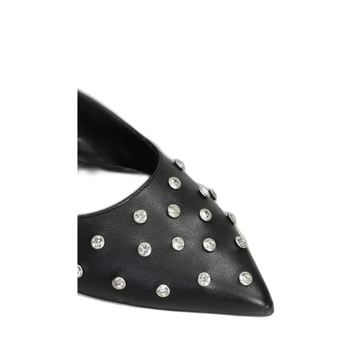 Stud Embellished Ballet Flats