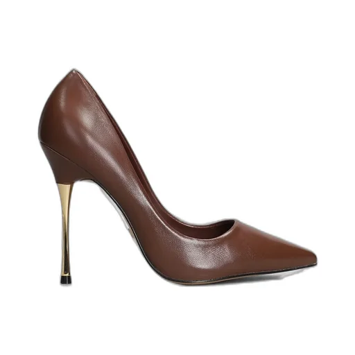 Pointed-Toe Slip-On Stiletto Pumps
