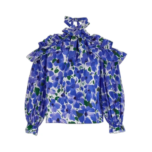 Floral Ruffle Top