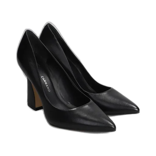 Slip-On Sculptural-Heeled Pumps