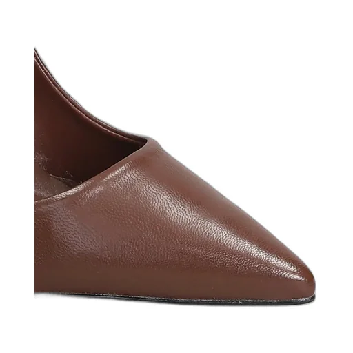 Pointed-Toe Slip-On Stiletto Pumps