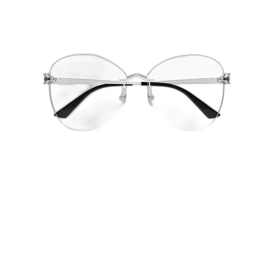 Rimless Butterfly Glasses