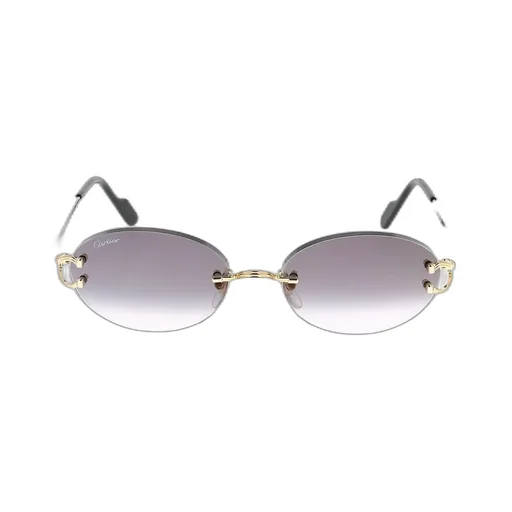 Oval-Frame Sunglasses