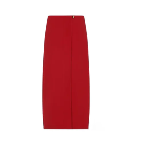 Slit Detailed Zipped Skirt