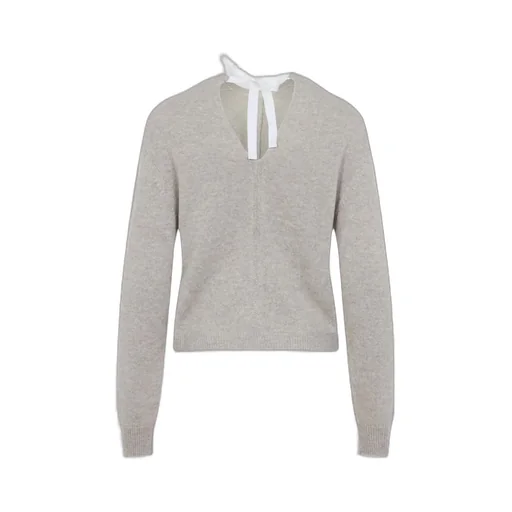 Tie-Back Buttoned Cardigan