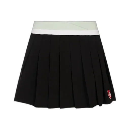 Scuba Pleated Mini Skirt