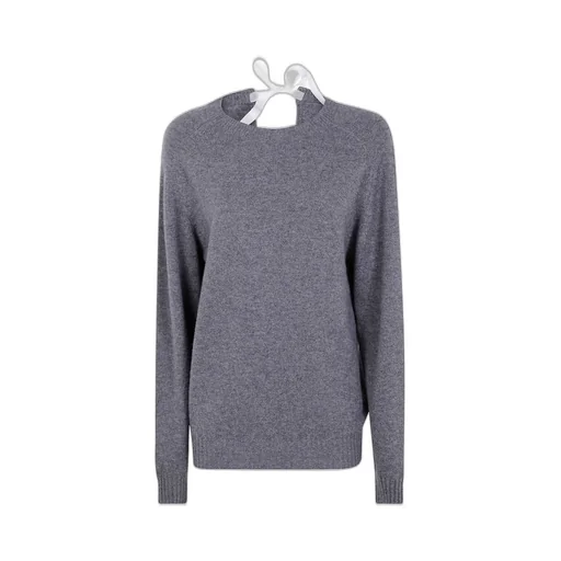 Crewneck Neck-Tie Jumper