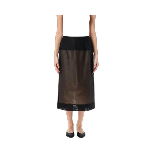 Double Layered Midi Skirt
