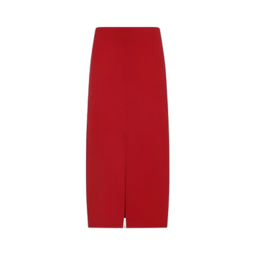 Slit Detailed Zipped Skirt