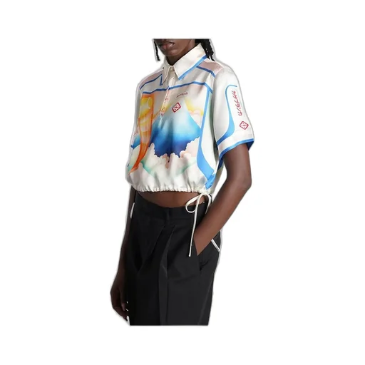 Fuji Dream Short Sleeve Cropped Shirt